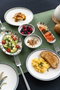 Hermia Set de Desayuno Palmiye 6 Multicolor